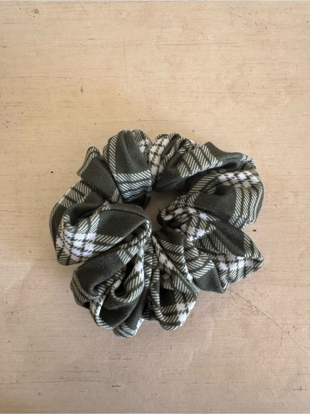 Green Palaka scrunchie